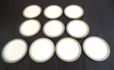 Denby regency green 7" plates  x 10 #F4