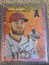 2023 Topps Chrome Platinum Base Fuchsia Refractor #183 Jared Walsh #D 020/100