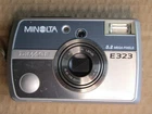 Minolta Dimage E323 3.2MP Compact Digital Camera Silver Tested