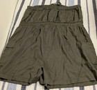 NWT Women's Size 1X Romper Jumper Summer Outfit Olive Green Strapless Semi-Sheer — photo 1