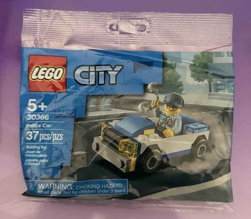 Lego City Police Car 30366 Police Officer Minifigure Polybag New Sealed Retired