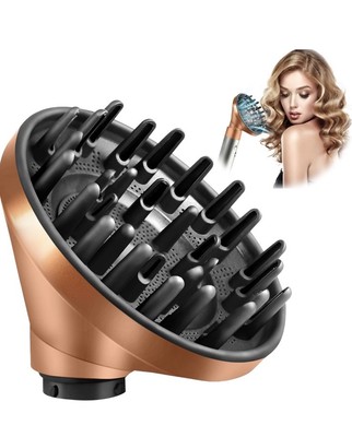 Gold Diffusor Aufsatz für Dyson Airwrap HS05, HS03, HS01, verbesserte Düse
