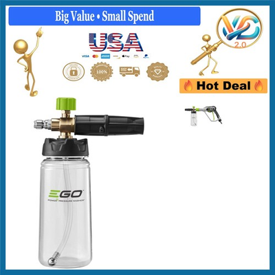 #ad Brass Foam Cannon for 3200PSI Pressure Washer with Adjustable Nozzle $139.79