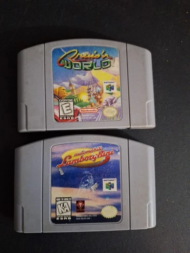 Cruisin World & Automobili Lamborghini (Nintendo 64,N64) 2 Game Bundle Cart Only