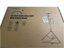 Kaiess 10” Selfie Ring Light with 65" Adjustable Tripod Stand & Phone Holder