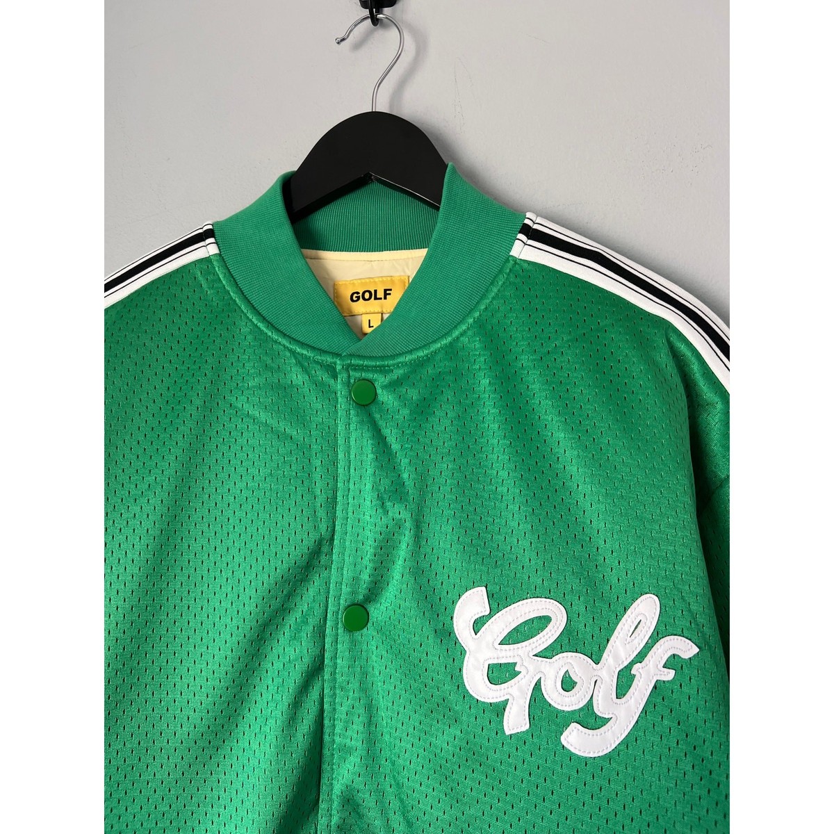 Golf Wang Mesh Baseball Jacket - Size Large - Green - NEW | eBay