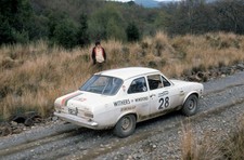 George Hill Keith Wood Ford Escort MkI Mexico Welsh Rally 1972 Old Photo 6