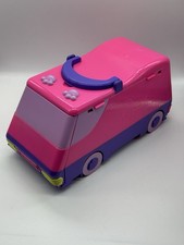 Vtg 1995 Pound Puppies Galoob Van Bus Playground Pink Fold Out Play Set