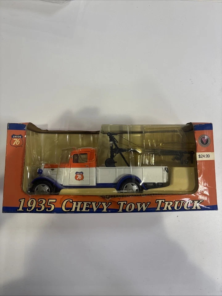 Camión de remolque Chevrolet Union 1935 fundido a presión Crown Premiums escala 76 1:24 clásico Foto 3 de 4