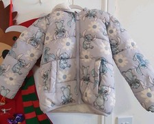 Stitch Design Parka Coat for Toddler Girls Age 12 - 18 Months Winter Jacket Coat