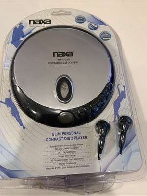 Naxa NPC-319 Super Slim Personal CD & CDR Compatible Compact Disc Player Gz