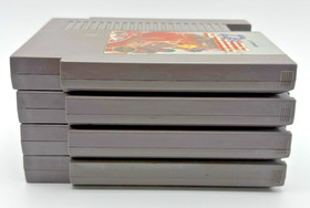 Nintendo NES Lot of 4 Tested Games Skate or Die Double Dribble Wheel of Fortune