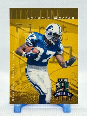 Johnnie Morton 1997 Playoff First & Ten #39 - Detroit Lions