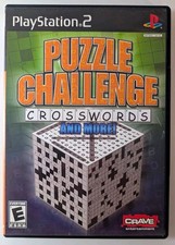 Puzzle Challenge Crosswords and More PS2 CIB Complete with Manual