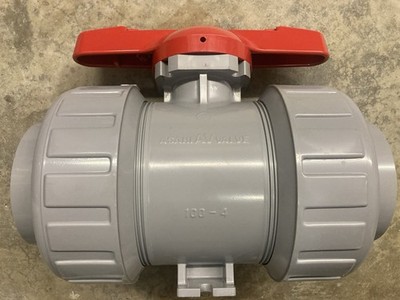 4   CPVC Sch80 FKM True Union Ball Valve Socket 1614040 Socket Connections Asahi