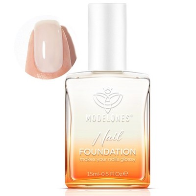 modelones Nail Strengthener, Milky White Nail Polish Nail Repair for Damaged Nai