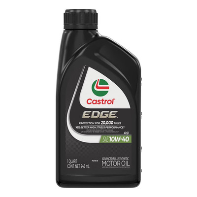 Edge 10W-40 Motor Oil, 1 Quart 5-Pack