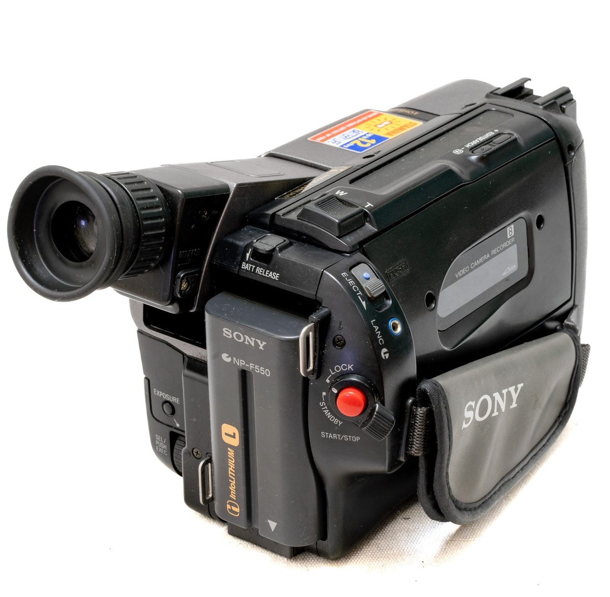 Sony Handycam CCD-TR511E PAL 8mm Video8 XR Hi8 Video Camera