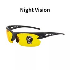 Night Vision Driving Glasses Anti‑Glare Yellow Lens UV Protection