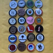 Golf Ball Marker random 5pack