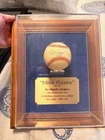 Mike Piazza Signed Baseball Commemorative Plaque