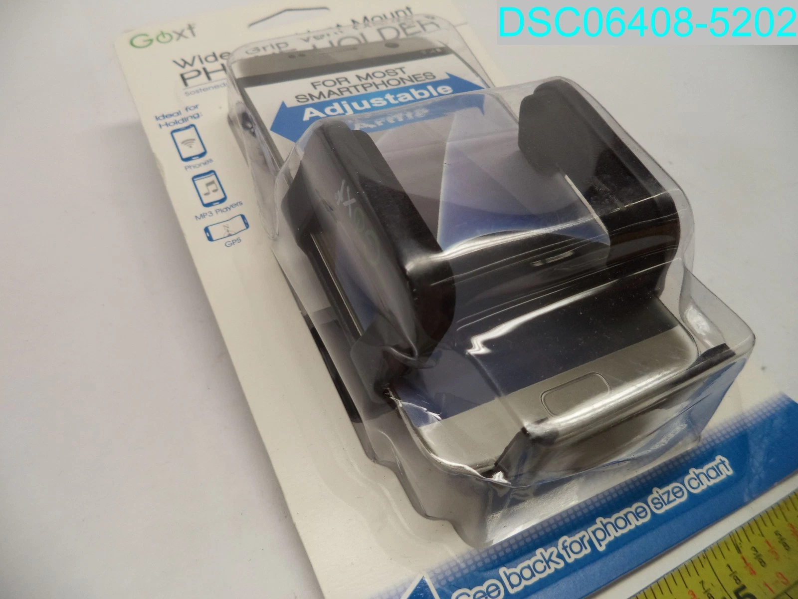 QTY=5: GOXT 23444 Adjustable Vent Mount Phone Holder, Black 077341131694 - product detail image 2