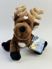 Ganz Webkinz Reindeer Plush Stuffed Animal Toy Virtual Pet Sealed Code HM137