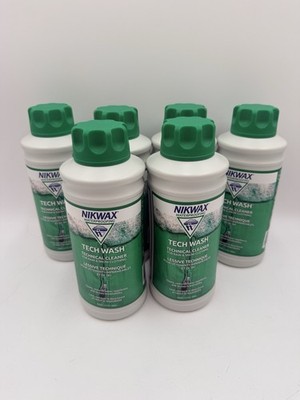 34oz Nikwax Tech Wash Technical Cleaner for Rain & Snow Clothing Lot Of 6