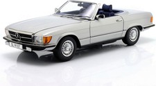 1985 Mercedes Benz Sl Class 450sl R107 Cabriolet Silver In 112 Scale 1985 Mercedes Benz Sl Class 450sl R107 Cabriolet Silver In 112 Scale