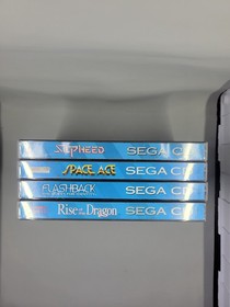 Bundle Lot Of 4 Sega Cd CIB Games(Space Ace, Flashback, Etc) All Have Reg Cards 