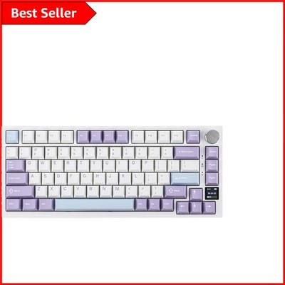 Kompakte Ajazz AK820 Pro Gaming Tastatur - TFT-Display, kabellose & kabelgebundene Optionen