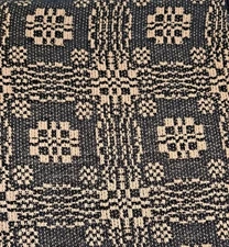 New Primitive Gettysburg TAN BLACK LOVERS KNOT COVERLET PILLOW Accent 16"