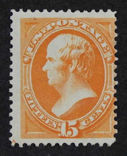CKStamps: US Stamps Collection Scott#189 15c Webster Mint LH OG Signed CV$180