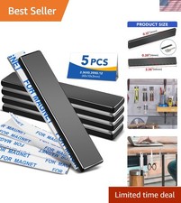 Neodymium Magnets, 5 Pack Black Super Strong Magnets Bar, Waterproof Heavy Du...