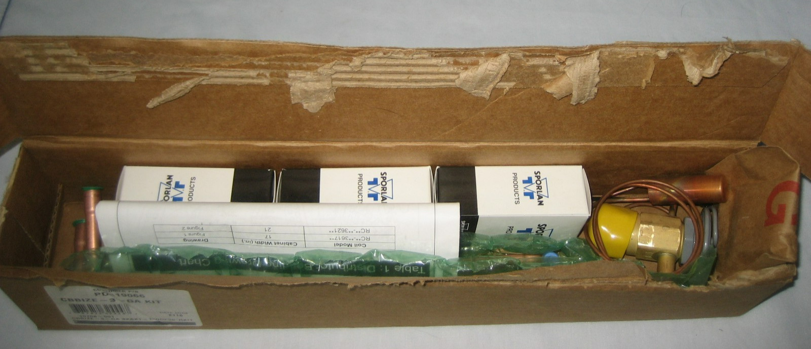 Sporlan PD619066 CBBIZE-3-GA Kit Expansion Valve Kit