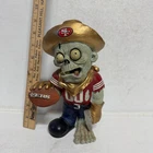 FOREVER COLLECTIBLES San Francisco 49ers Zombie Figurine NFL Figure 8in Monster