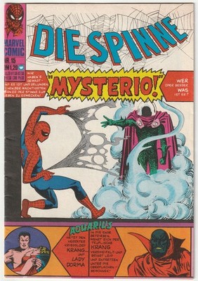   DIE SPINNE #15, Williams Verlag/Marvel Comics 1974 COMICHEFT TOP Z1