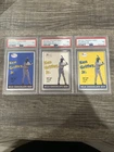 1989 Pacific Ken Griffey Jr Candy Bar Set. #1, 2, and 3. Psa 7 Collection.