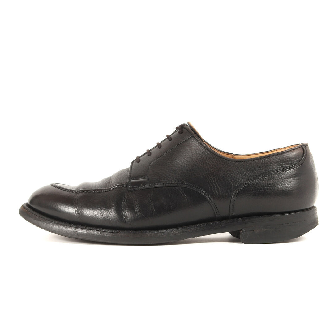 CROCKETT&JONES 9 1/2 E U Tip Round Toe Leather Shoes MADE IN