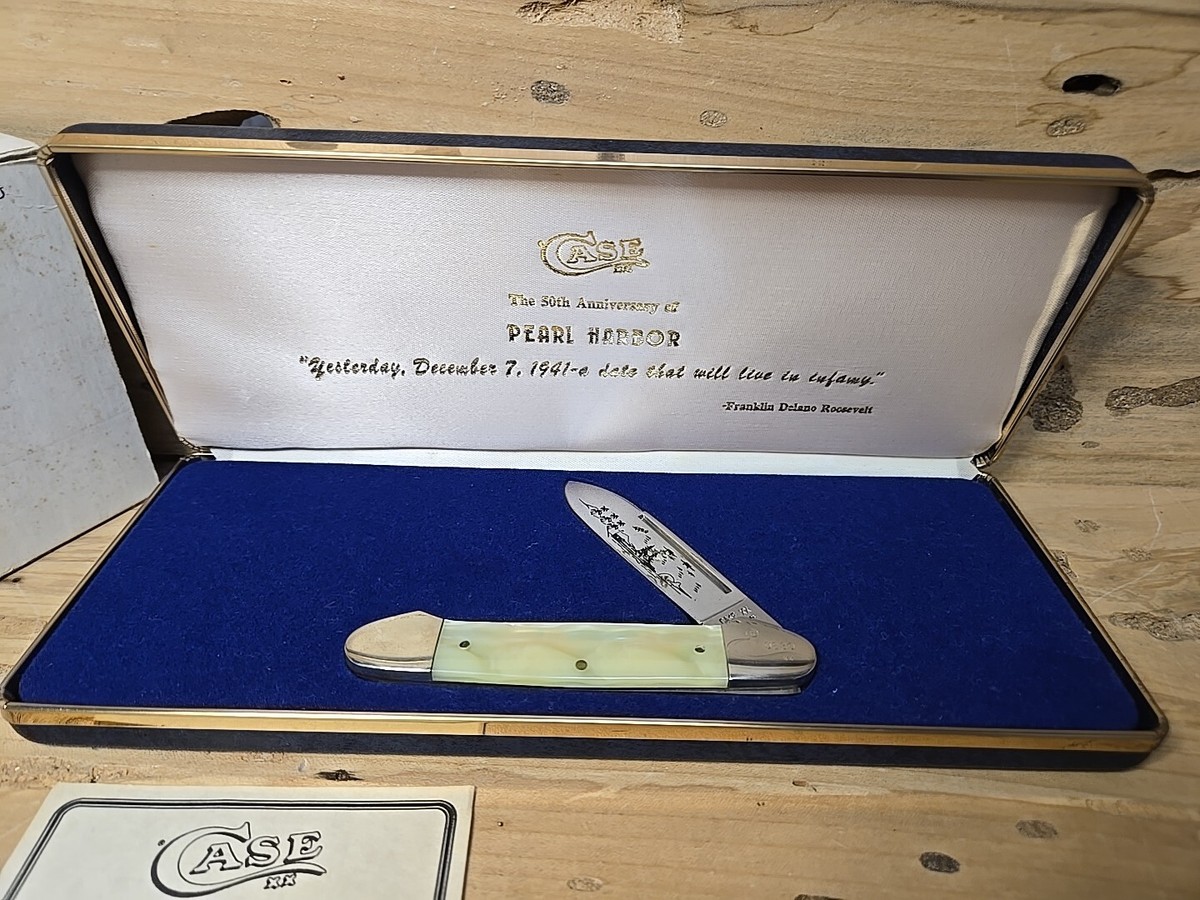 Case XX 1991 Ltd. Edition Pearl Harbor Remembrance Knife 830