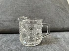 Vintage Windsor Clear Creamer Pitcher By Federal Glass Coin Type Pattern