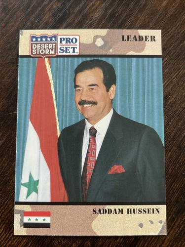 Desert Storm Pro Set 1-113. INCLUDING SADAM HUSSEIN