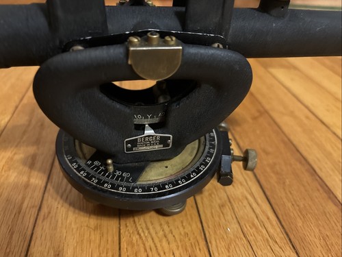Vintage Berger Engineering Instruments Surveying Transit-Level Boston, Mass - Picture 7 of 17