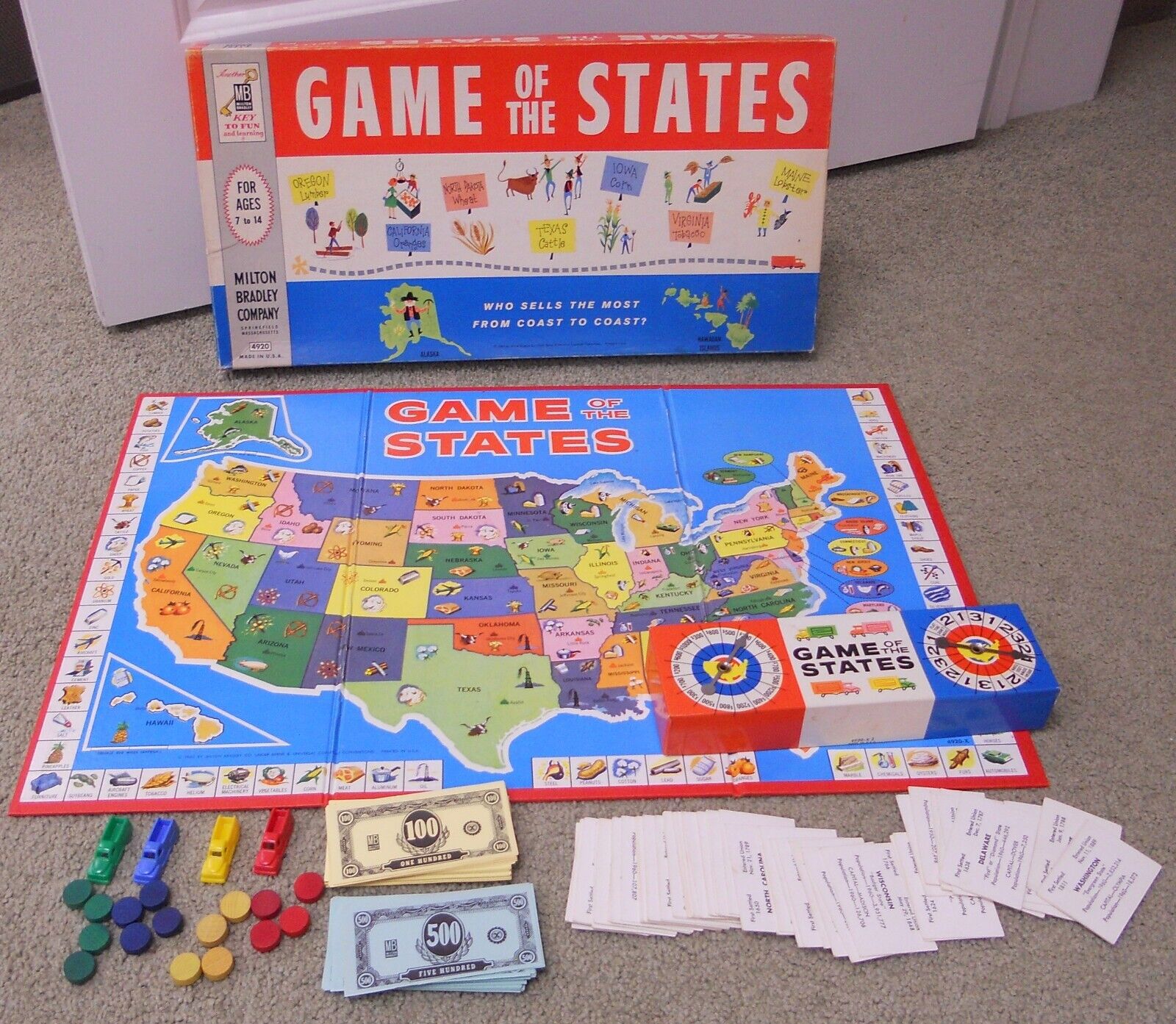 Game of the States, Board Game