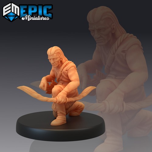 Townfolk Mini - DnD, Fantasy, RPG, Tabletop, Handcrafted, Dnd Townfolk Miniature - Picture 9 of 26