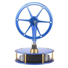 Low Temperature Stirling Engine Educational Toy Desktop Model Gift-HZZ92 Blue