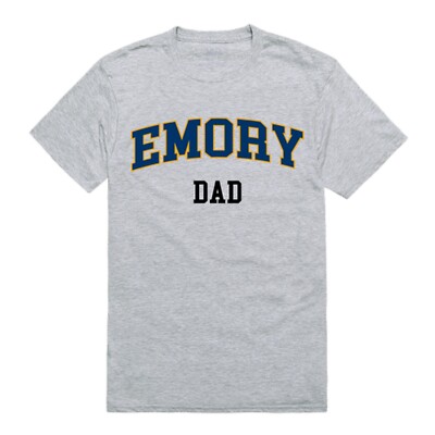 Emory University Eagles EU Dad Father NCAA Cotton Tee T Shirt  