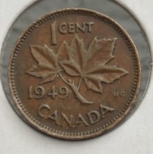 1949 Canada 1 Cent One