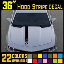 36" Long Car Hood Decal Sticker Universal Auto Racing Body Stripe Vinyl [H4]