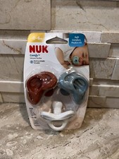 NUK Orthodontic Pacifier Orthodontic Shape 0-6 Months New Silicone BPA Free